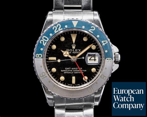 Rolex Vintage GMT Master Gilt Gloss PCG Military Provenance 